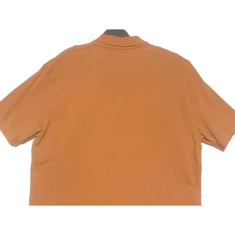 Ralph Lauren Polo Shirt Men's Size Extra Large Orange Short Sleeve